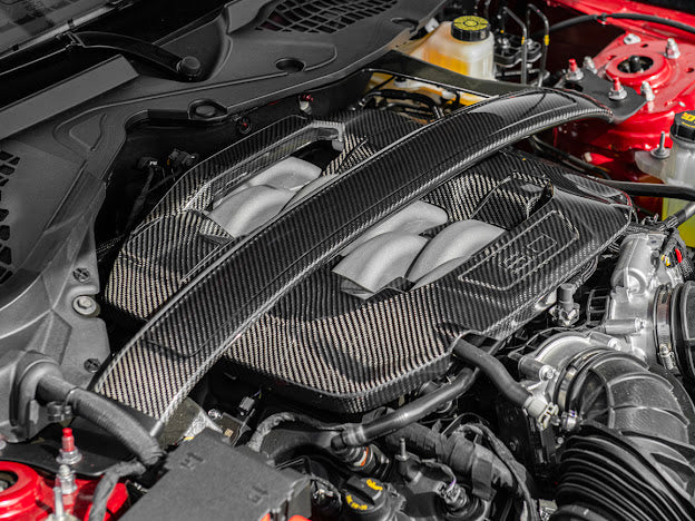 2024-Up Ford Mustang S650 | Dry CARBON FIBER Engine Strut Brace Balance Tower Bar